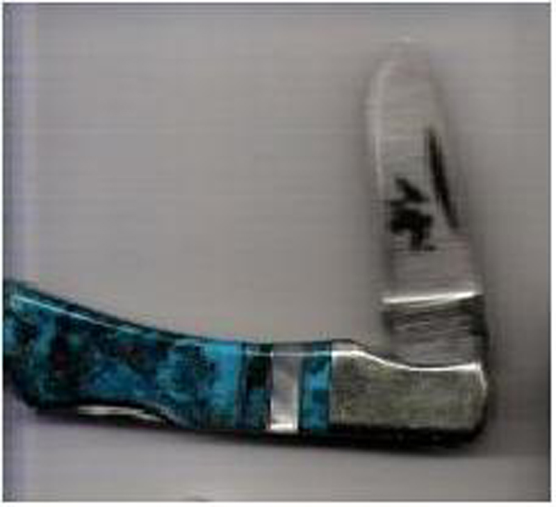 American Blade Customized AB-11 Torquise 1 of 1