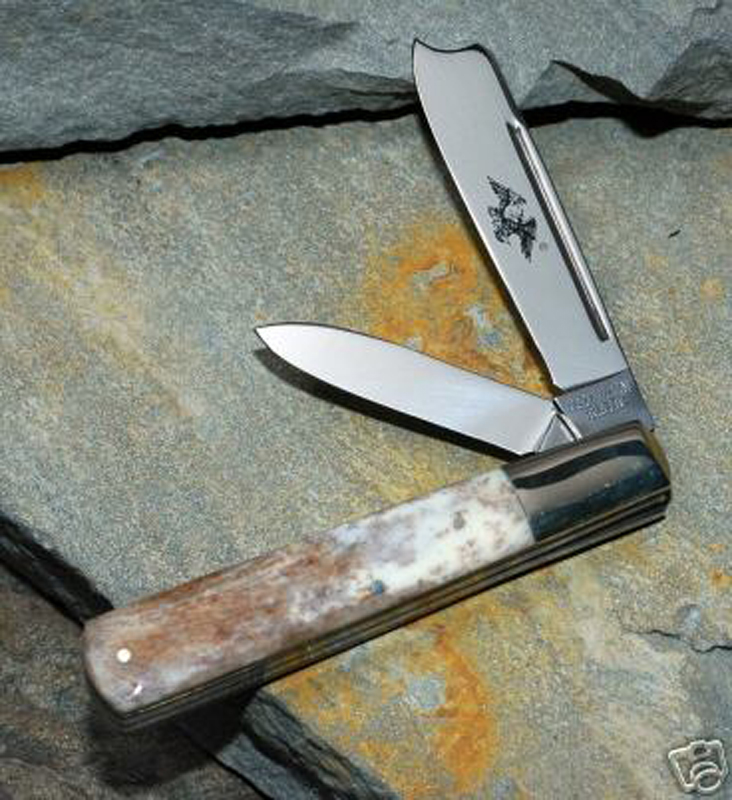 Prototype AB American Blade PROTOTYPE ONE HAND OPENER Smooth Bone