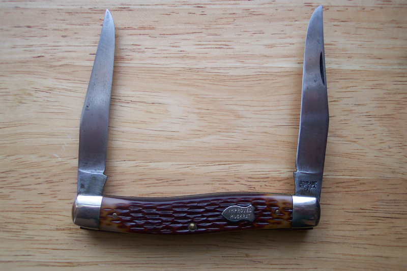 Schrade open stock 787 Improved Muskrat-Ellenville,NY