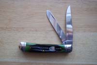 Schrade Open Stock 296 Green Bone Trapper-Walden,NY